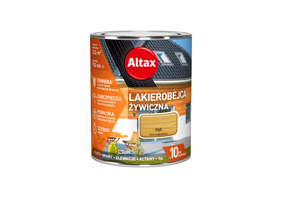 Lakierobejca żywiczna 0,75 L dąb ALTAX