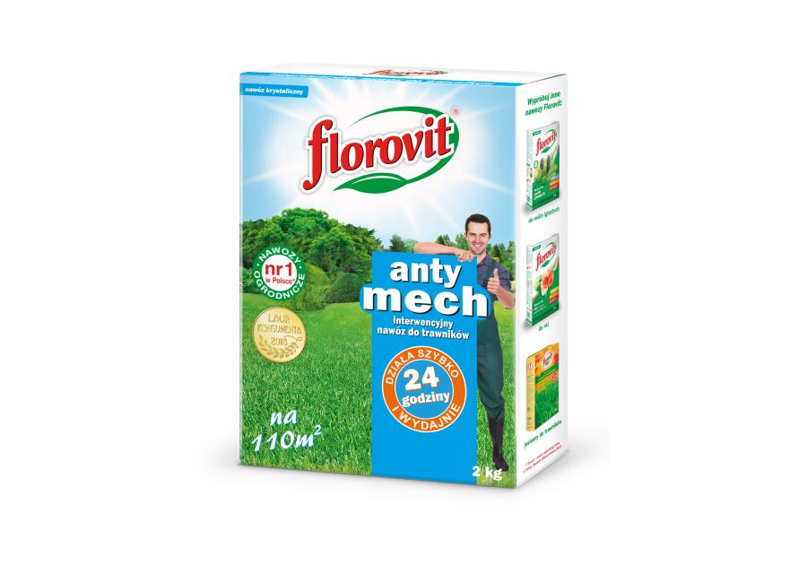 Nawóz interwencyjny do trawników Anty-mech 2 kg FLOROVIT