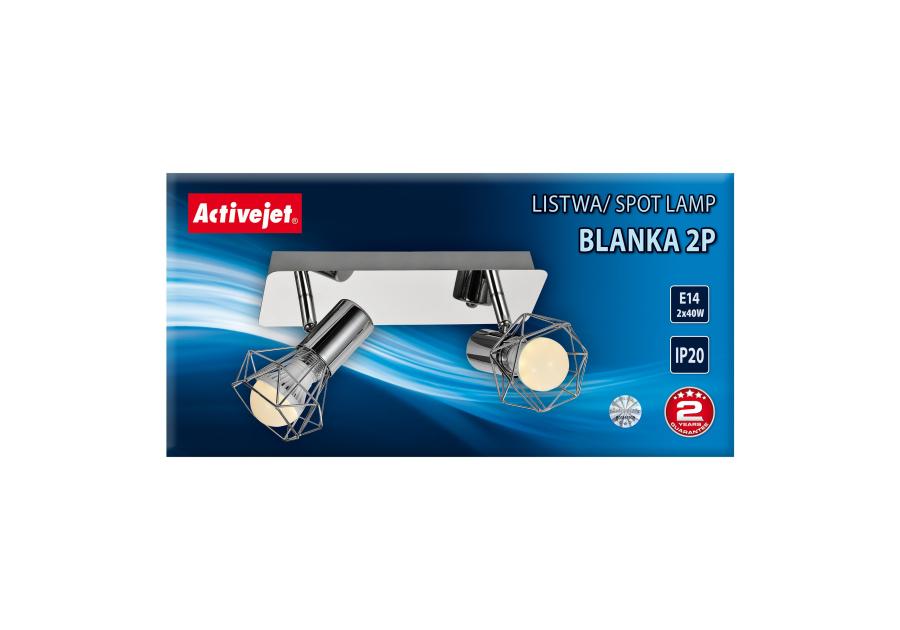 Listwa aje-blanka 2p e14 2x40w ACTION