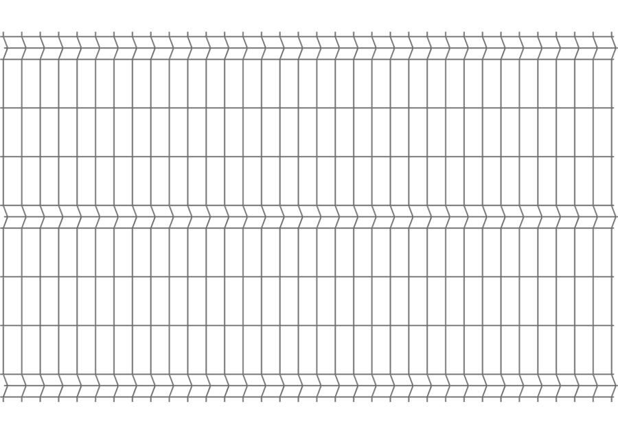 Panel ogrodzeniowy 1,52x2,5 m ocynk + ral7016 połysk 75x200 mm oczko POLBRAM