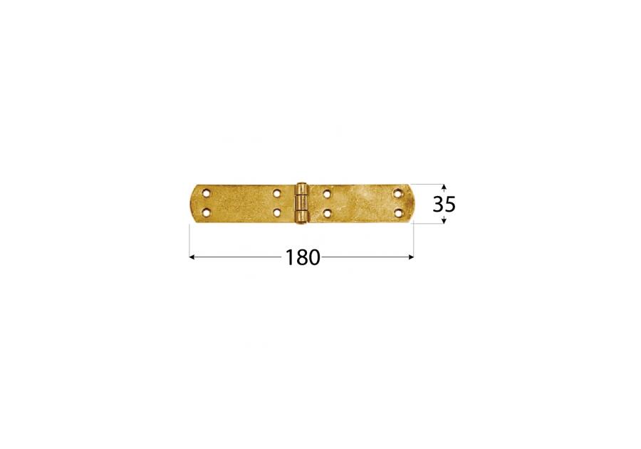 Zawias francuski 18x3,5 cm ZF180 DMX