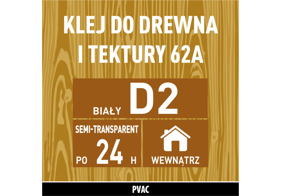 Klej do drewna biały 62A - 250 g SOUDAL