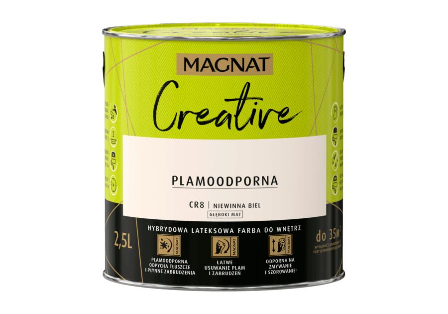 Farba hydrofobowa Creative 2,5 L niewinna biel MAGNAT