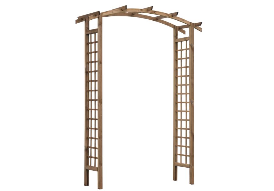 Pergola Frezja z łukiem 128x200x40 cm brąz SOBEX