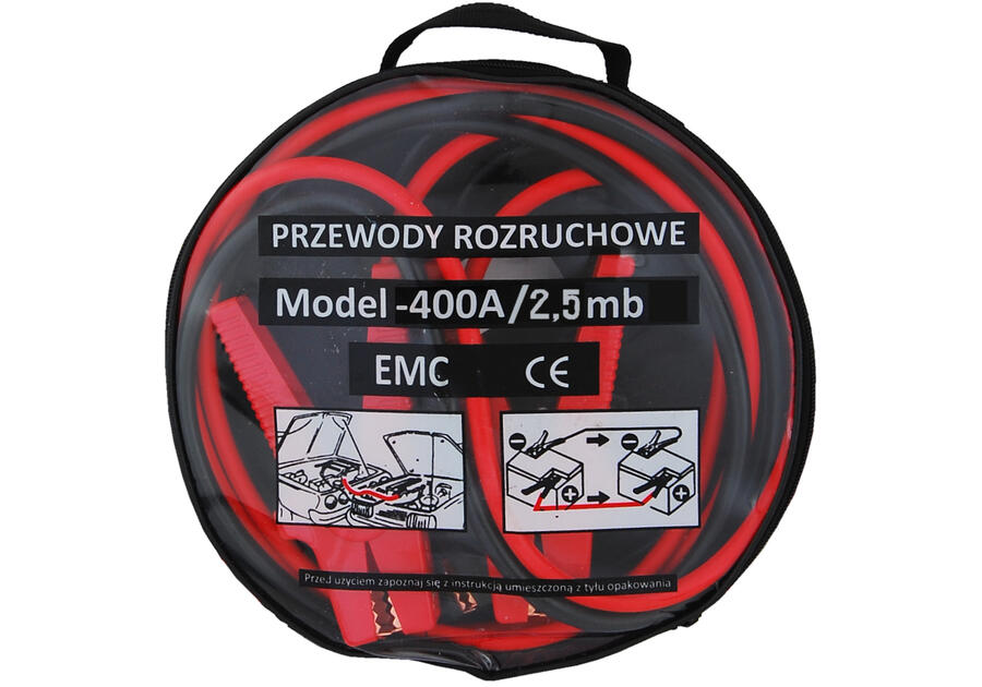 Kable rozruchowe 400 A - 2,5 m PROFAST