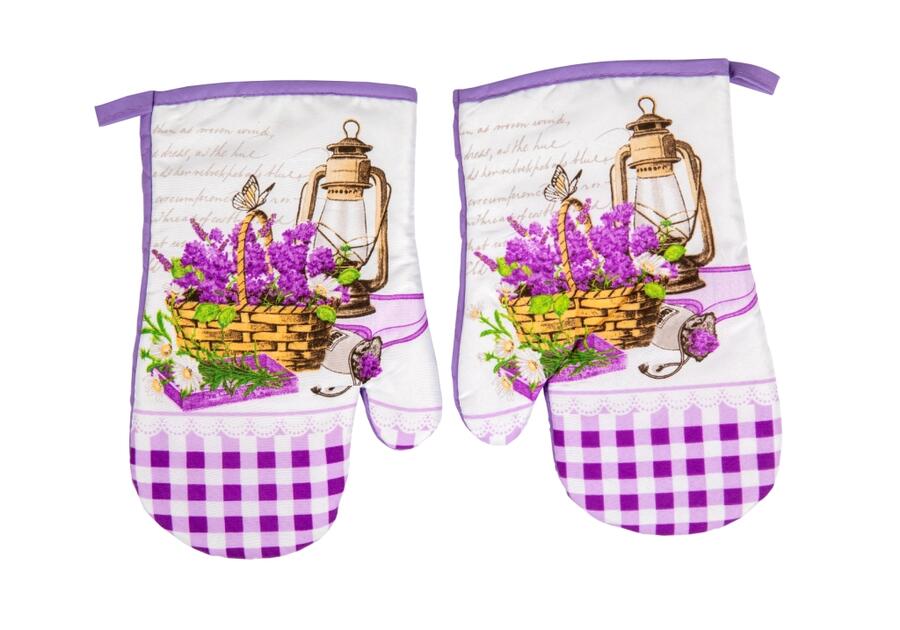 Rękawice kuchenne z magnesem Lavender II kpl 2 szt., F319113B EUROMAT