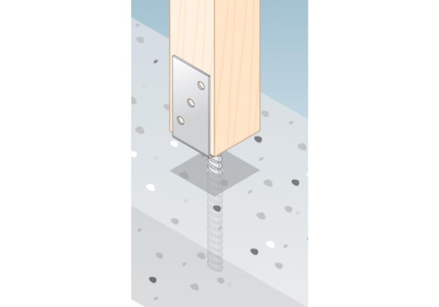 Podstawa słupa lekka 10,1x12 cm PS 100U DMX