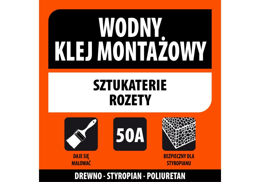 Klej montażowy wodny 50 A - 280 ml SOUDAL