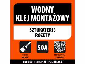 Klej montażowy wodny 50 A - 280 ml SOUDAL