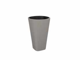Doniczka Muza 39 cm średnia taupe LAMELA
