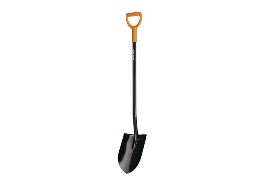 Szpadel ostry Solid + rękawice męskie rozmiar 10 FISKARS