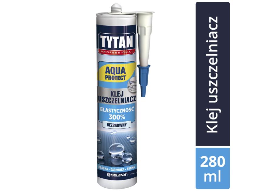 Klej uszczelniacz bezbarwny Aqua Protect 280 ml TYTAN PROFESSIONAL