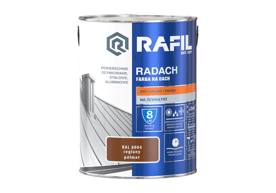 Farba dachowa ceglany RAL8004 5 L RADACH