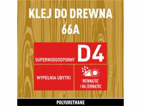 Klej do drewna poliuretanowy 66A - 750 g SOUDAL