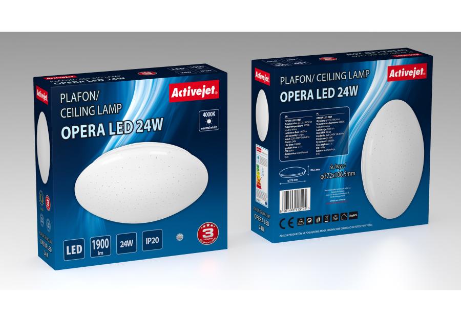 Lampa plafon LED Aje-Opera 24 W ACTION