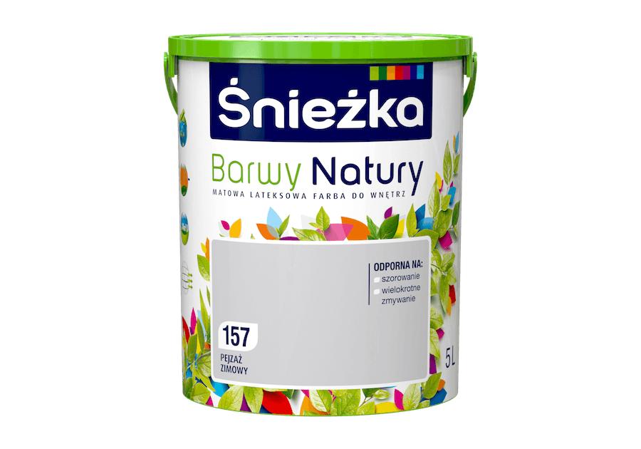 Farba do ścian i sufitów pejzaż zimowy 5 L ŚNIEŻKA