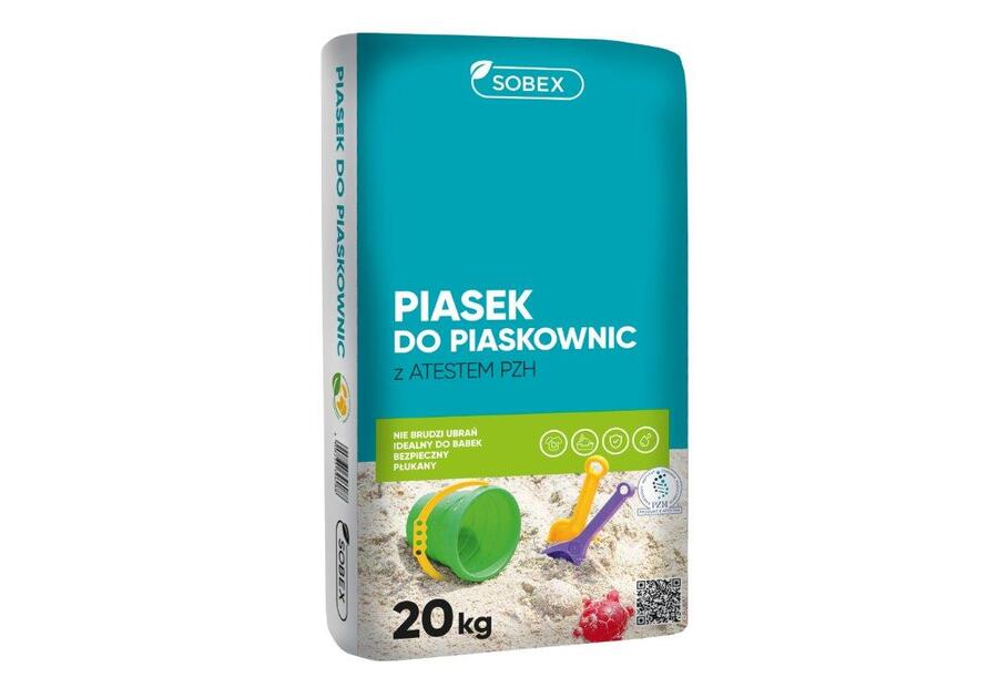 Piasek do piaskownic worek 20 kg SOBEX