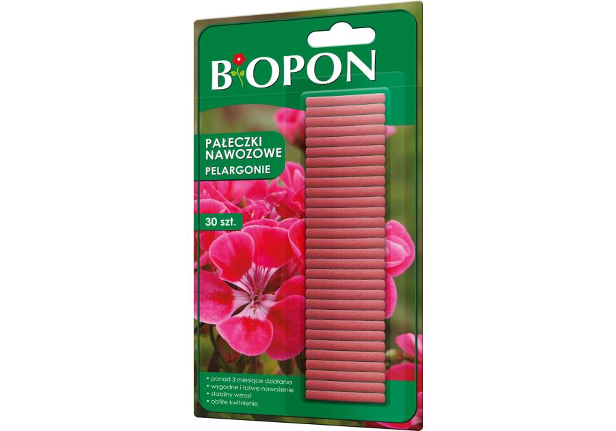 Pałeczki nawozowe do pelargonii 30 szt. BIOPON