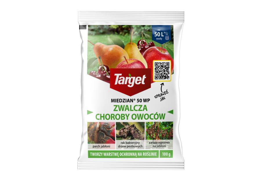 Środek grzybobójczy Miedzian 50WP 100 g TARGET