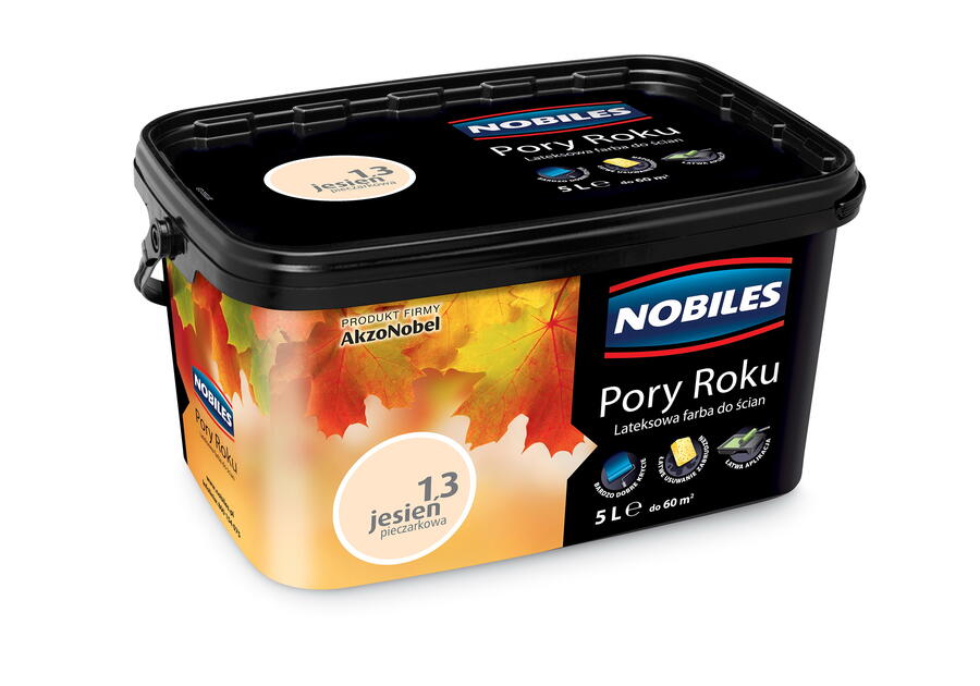 Farba lateksowa Pory Roku 5 L jesień pieczarkowa NOBILES