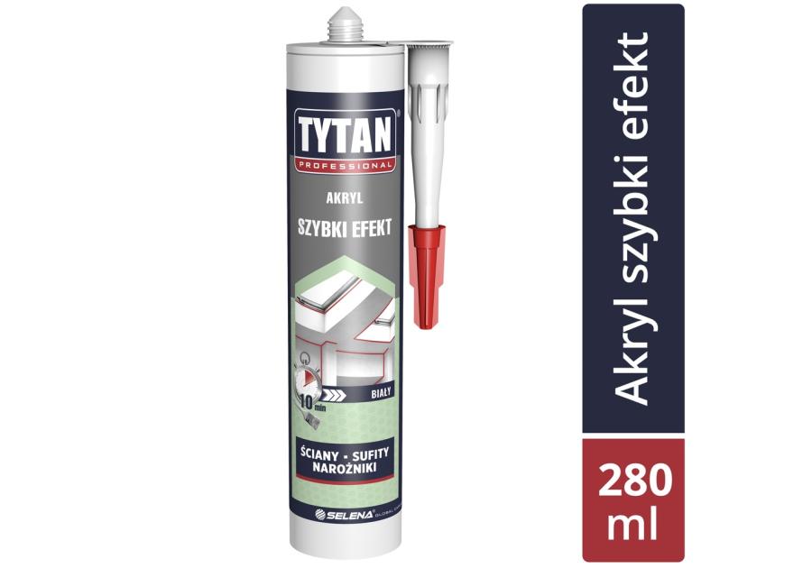 Akryl Szybki Efekt biały 280 ml TYTAN PROFESSIONAL