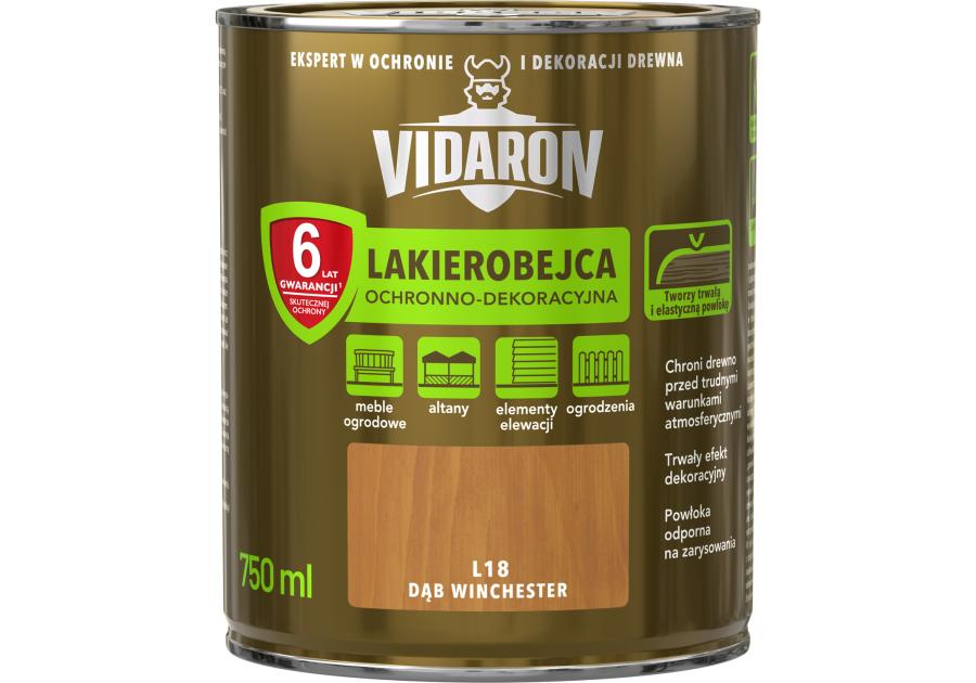 Lakierobejca dąb winchester L 18 - 0,75 L VIDARON