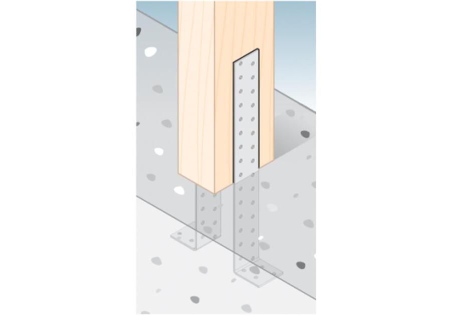 Kątowni kotwowy 30x4x4 cm KK2 DMX