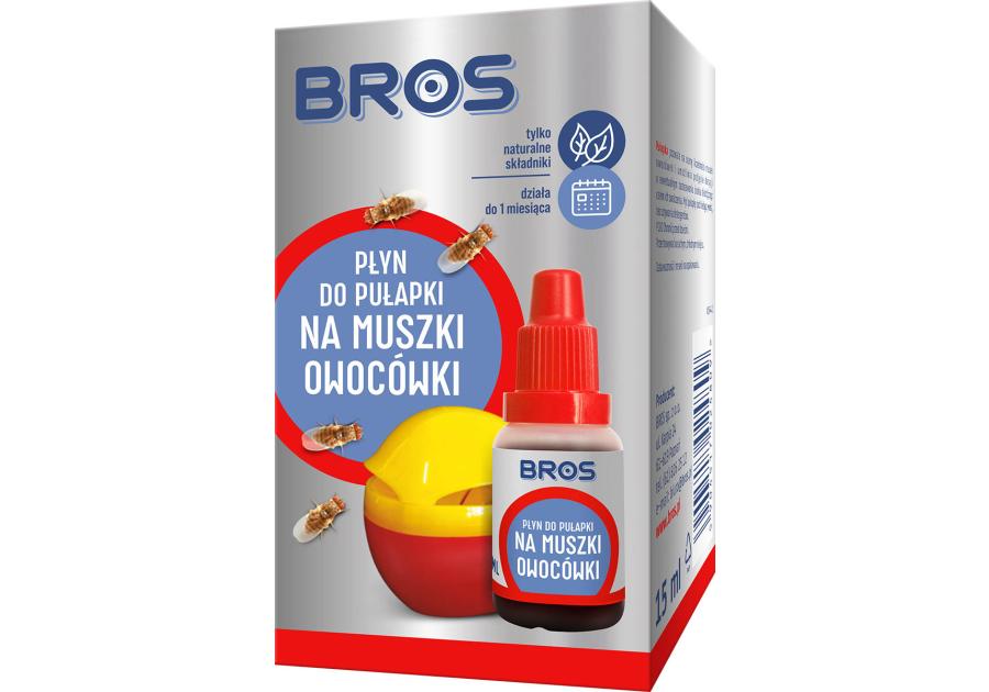 Płyn do pułapki na muszki owocówki 15 ml BROS