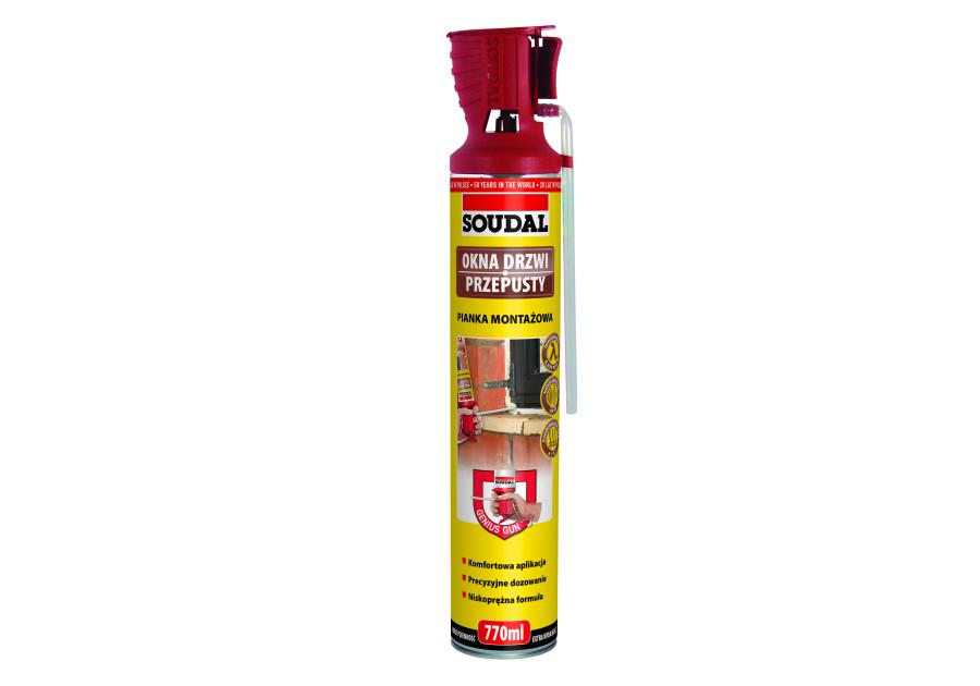 Piana montażowa 770 ml wężykowa SOUDAL