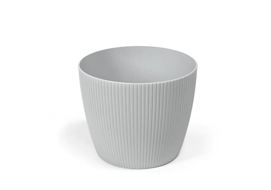 Osłona doniczkowa Magnolia Jumper 19 cm jasny szary LAMELA