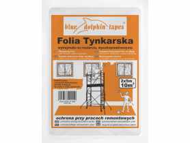 Folia tynkarska 2x5 m BLUEDOLPHIN