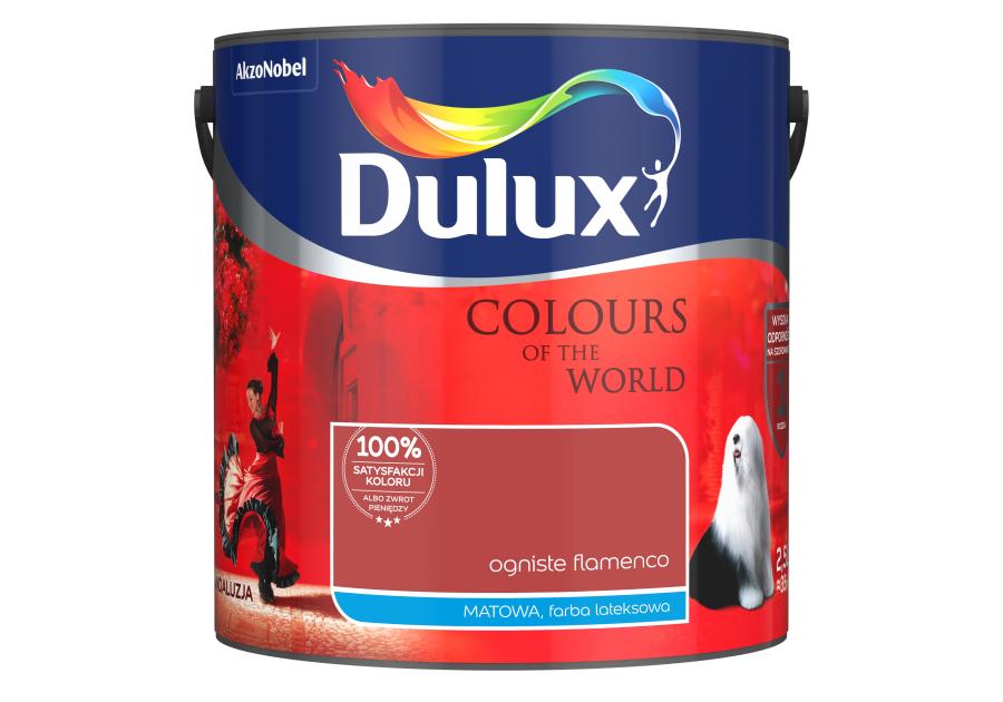 Farba do wnętrz Kolory Świata 2,5 L ogniste flamenco DULUX