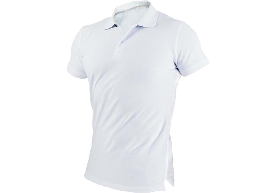 Koszulka Polo Garu biała XL STALCO