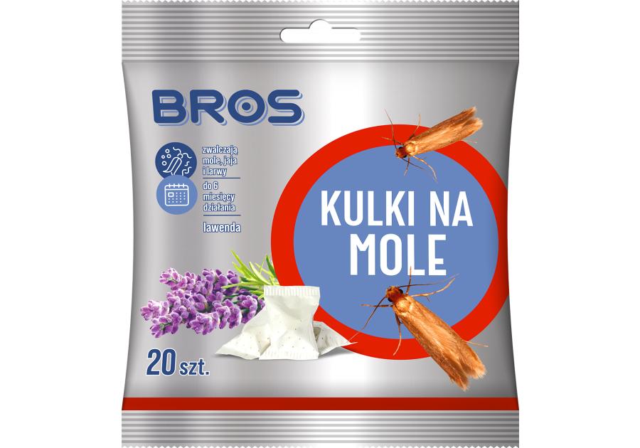 Kulki lawendowe na mole 120 g BROS