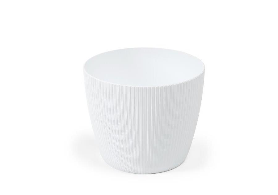 Osłona doniczkowa Magnolia Jumper 19 cm biała LAMELA
