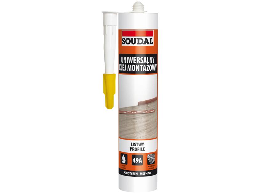 Klej montażowy uniwersalny 49A - 280 ml SOUDAL