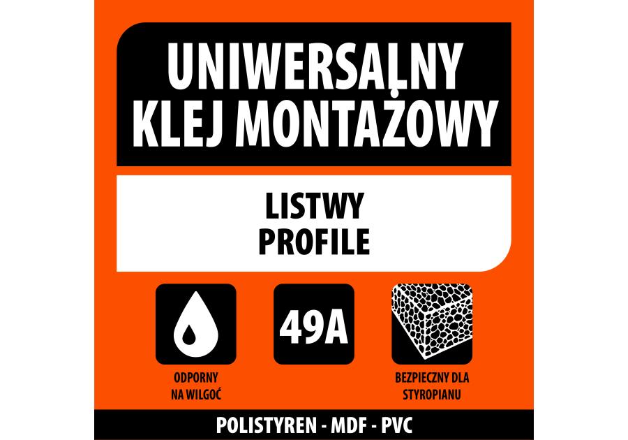 Klej montażowy uniwersalny 49A - 280 ml SOUDAL