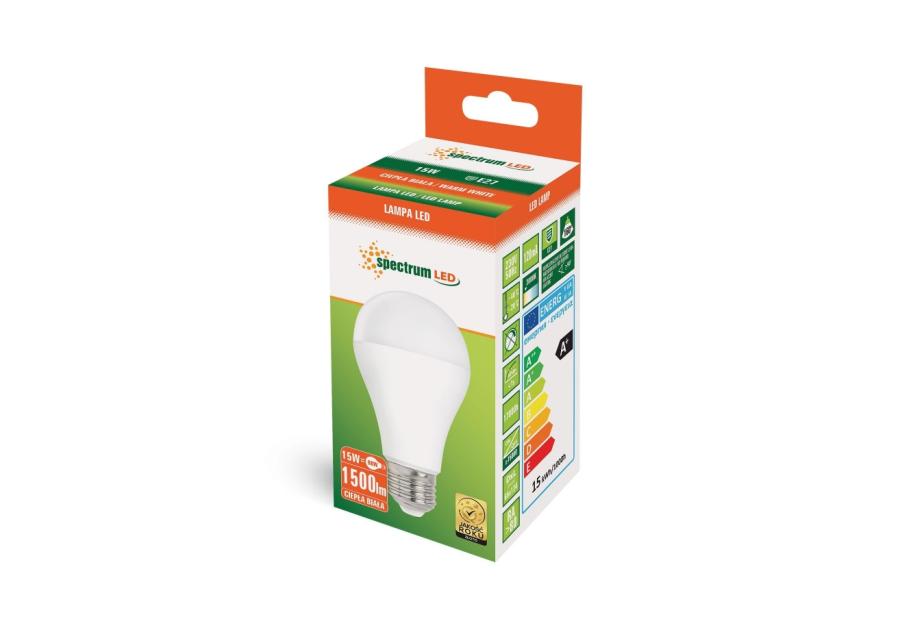 Żarówka LED 15 W E27 ciepły biały SPECTRUM