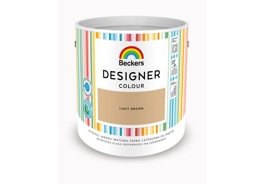 Farba lateksowa Designer Colour Light Brown 2,5 L BECKERS