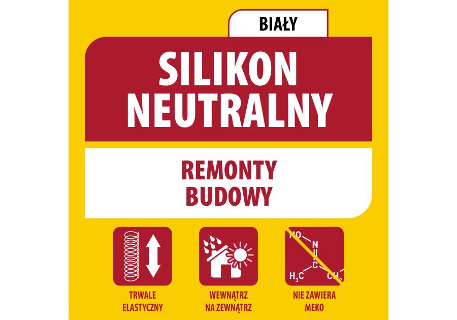 Silikon neutralny 280 ml SOUDAL