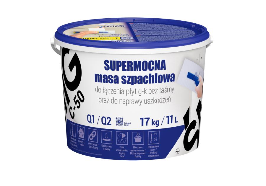 Masa szpachlowa supermocna C-50 - 17 kg ŚMIG