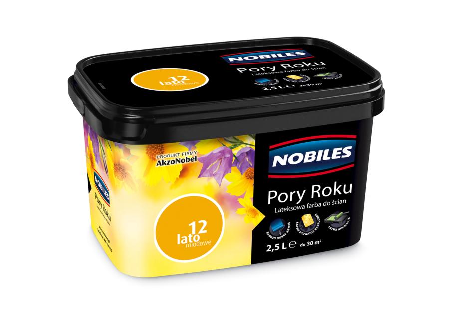 Farba lateksowa Pory Roku 2,5 L lato miodowe NOBILES