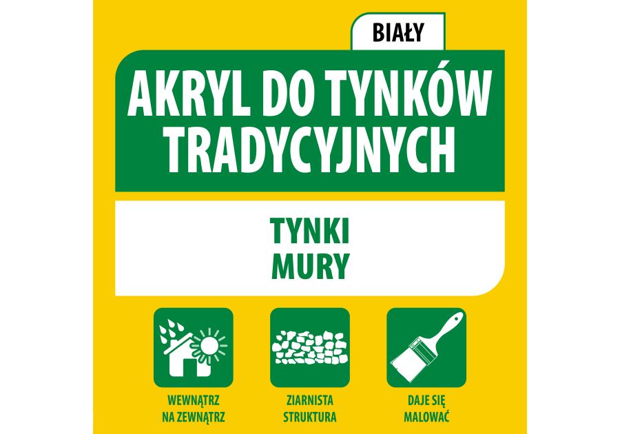 Akryl do tynków tradycyjnych 280 ml biały SOUDAL