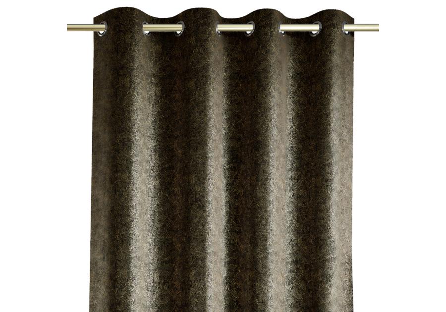 Zasłona Glamour Blackout VERAS czarny 140x250 cm AMELIAHOME