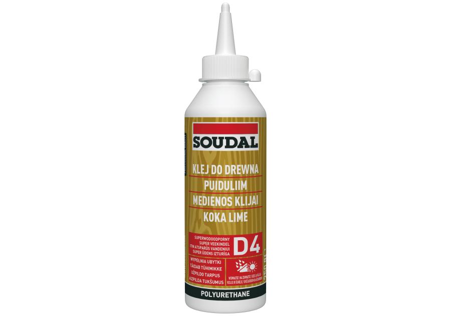 Klej do drewna wodoodporny poliuretanowy 66A - 250 g SOUDAL