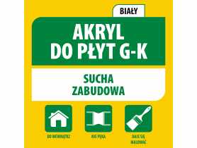 Akryl do płyt G-K 280 ml biały SOUDAL