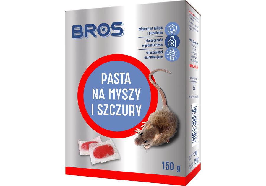 Pasta na myszy i szczury 150 g BROS