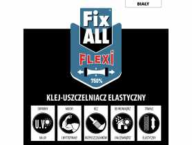 Klej montażowy uszczelniacz Fixall 290 ml biały SOUDAL