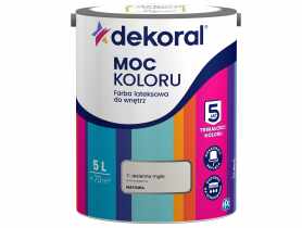 Farba lateksowa Moc Koloru jesienna mgła 5 L DEKORAL