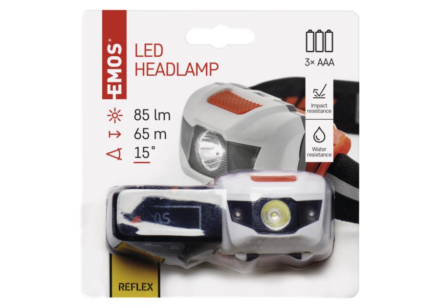 Latarka czolowa 3xLED EMOS